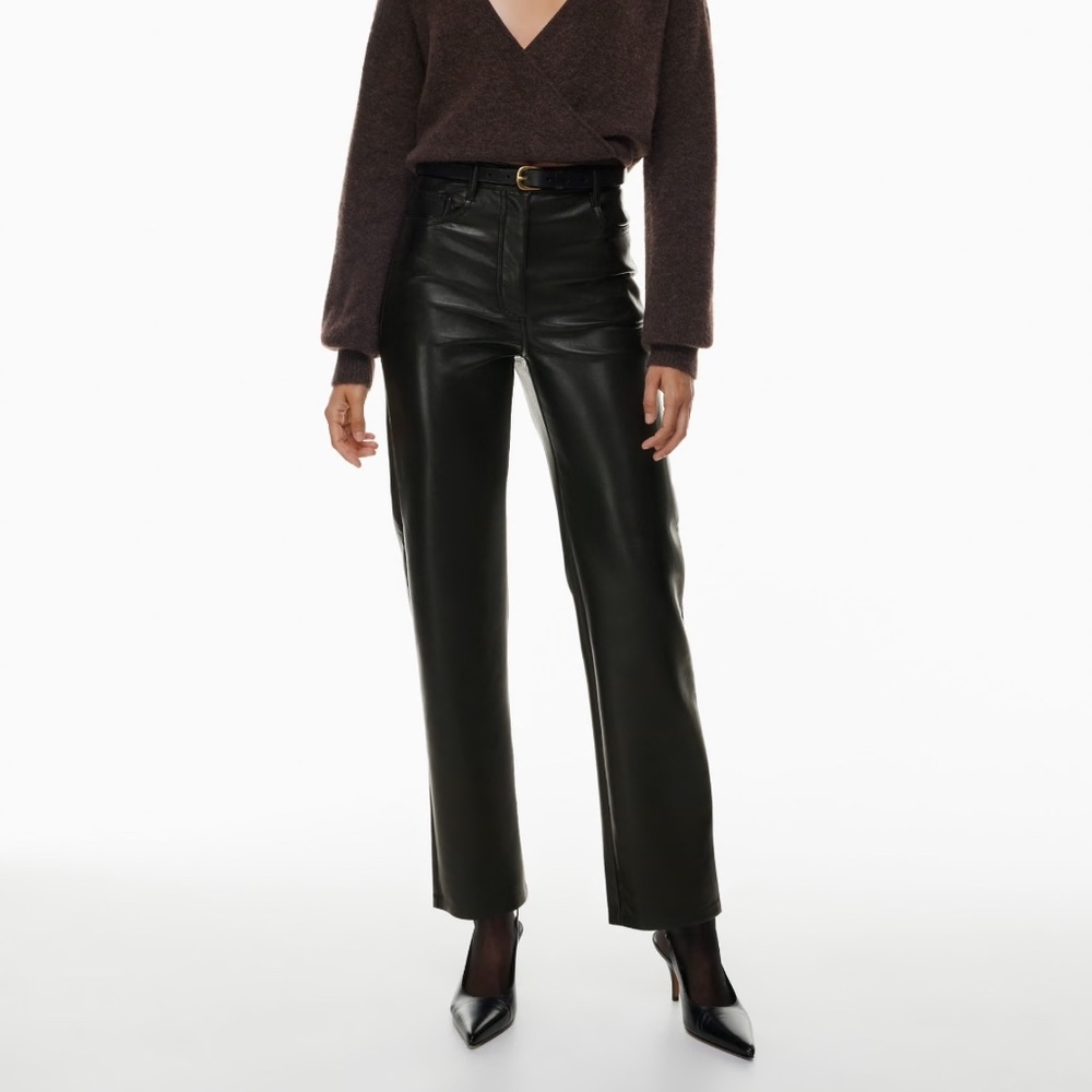 Aritzia Wilfred Melina Pant, High Waist, Straight, Size: 10